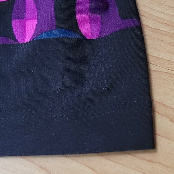 Calvin Klein Colorful Geometric Print Sleeveless Blouse - M - Picture 7 of 7